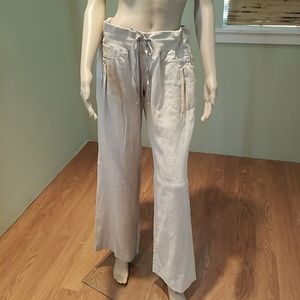 Wilfred Linen Beige Casual Pant Size 10